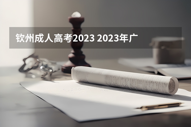 钦州成人高考2023 2023年广西成人高考报名条件及流程是什么？