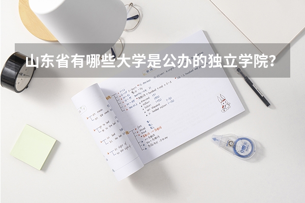 山东省有哪些大学是公办的独立学院？