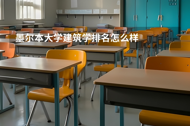 墨尔本大学建筑学排名怎么样