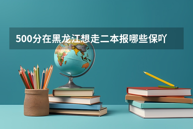 500分在黑龙江想走二本报哪些保吖？