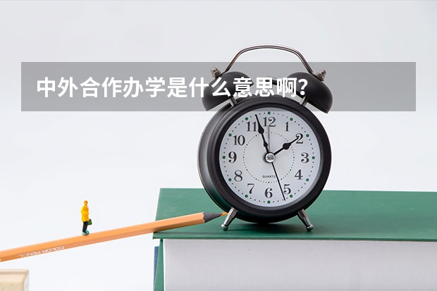 中外合作办学是什么意思啊？