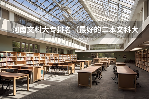 河南文科大专排名（最好的二本文科大学排名）