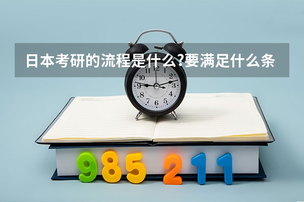 日本考研的流程是什么?要满足什么条件? - 知乎